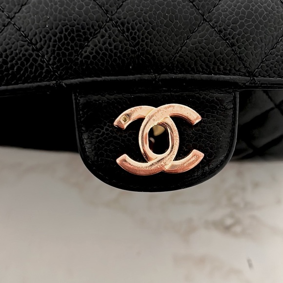 Authentic Vintage Classic Double Flap Quilted Lambskin Medium Purse NEEDS FIXING - Picture 11 of 16